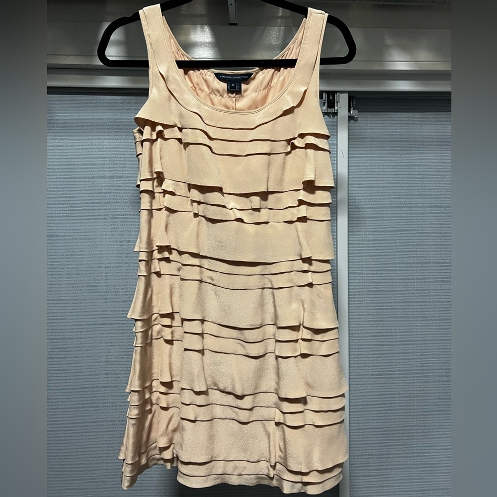 Short ruffle dress